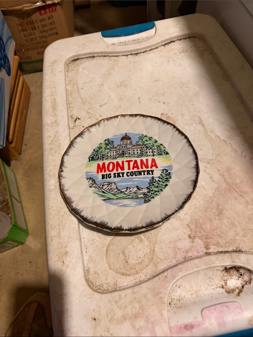 Vintage plate